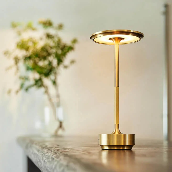 LuminLight kabellose wiederaufladbare LED-Tischlampe