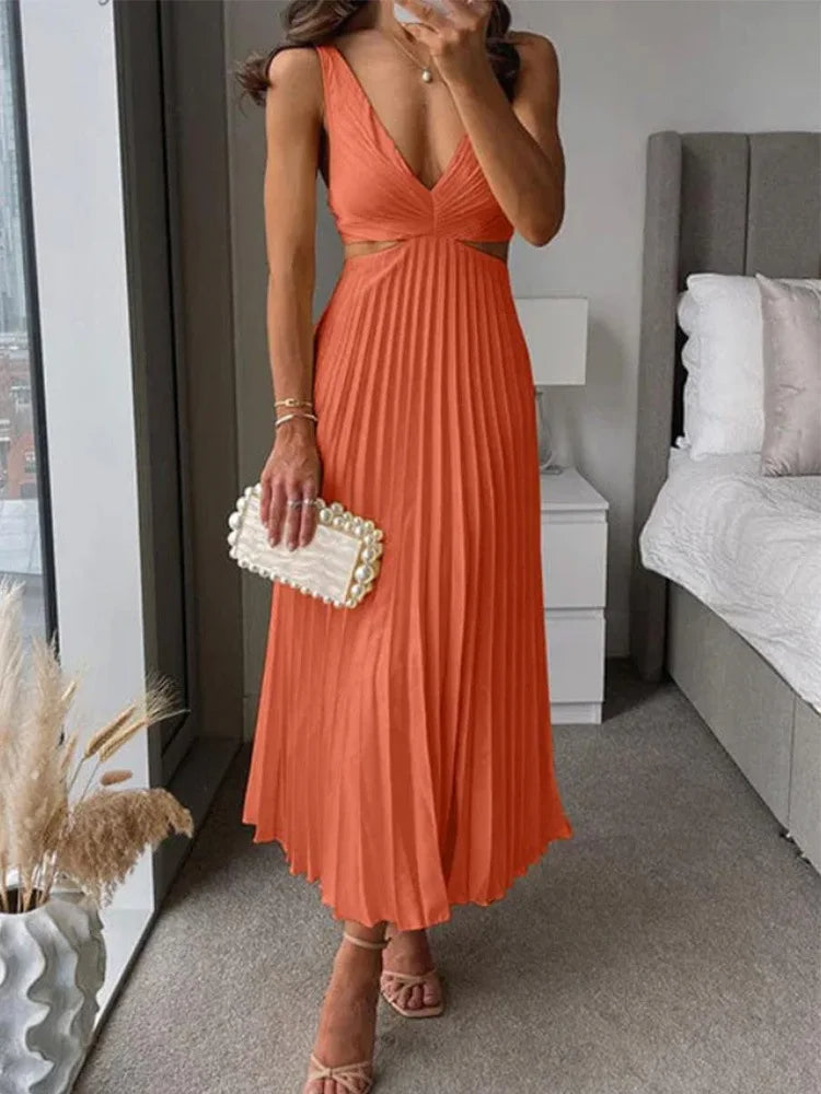 Elegantes ärmelloses Kleid