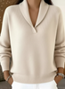 Eleganter Pullover mit V-Ausschnitt