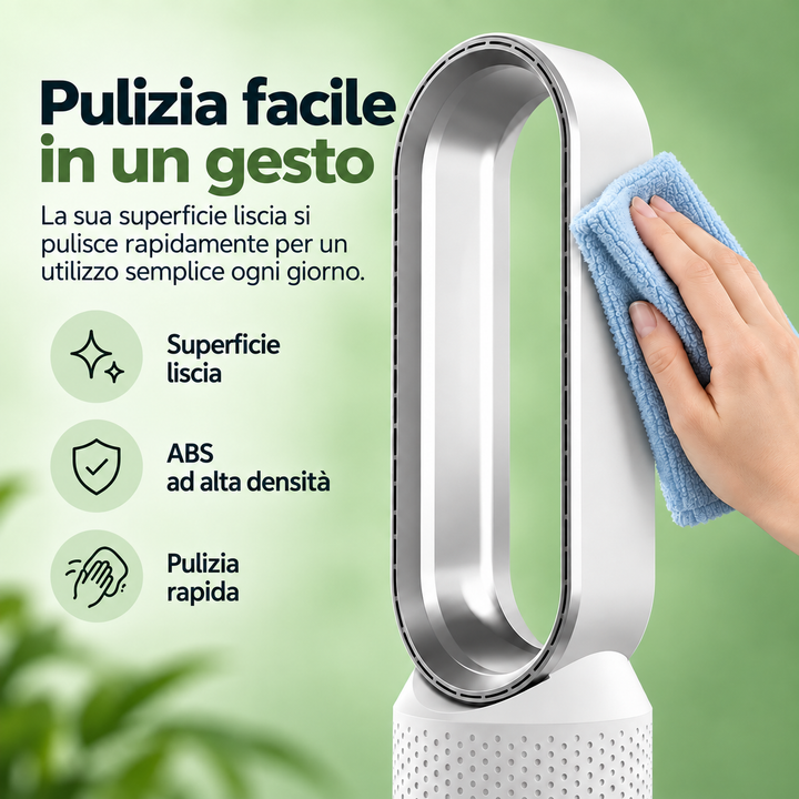 AirPure – Ultraleiser flügelloser Turmventilator (< 32 dB)