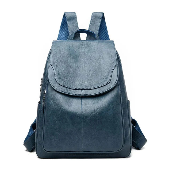 Robuster Lederrucksack für Damen mit zeitlosem Stil