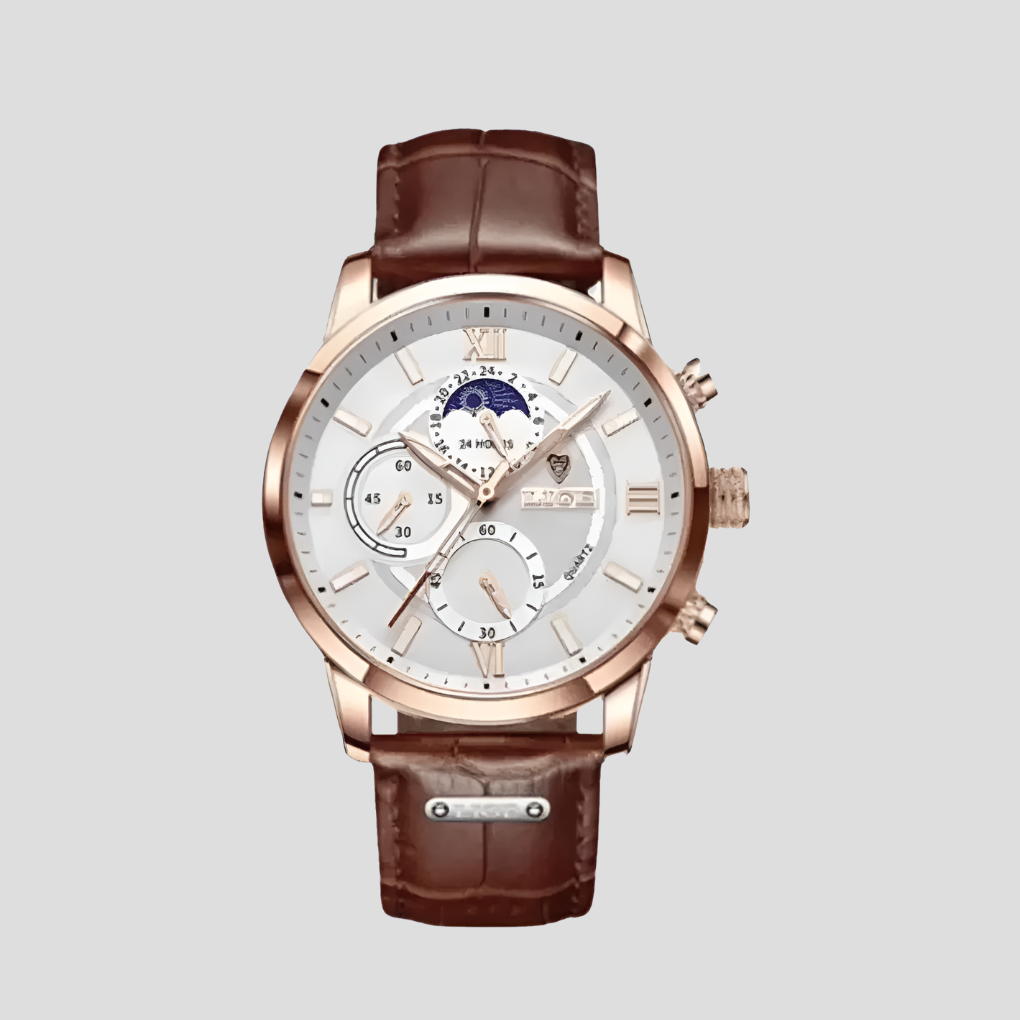 42-mm-Herrenuhr im klassischen Stil Elegant und funktional