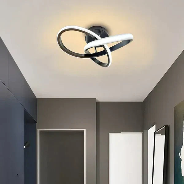 Moderne LED-Deckenleuchte mit doppeltem Ringdesign - Twilight Rings