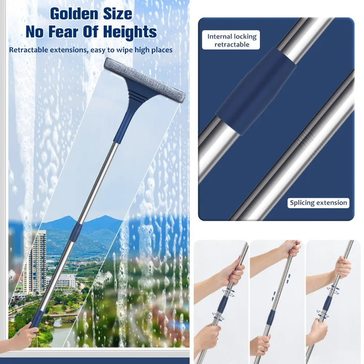 2-in-1 Fensterreinigungsgummi – Clario – (1+1 KOSTENLOS)