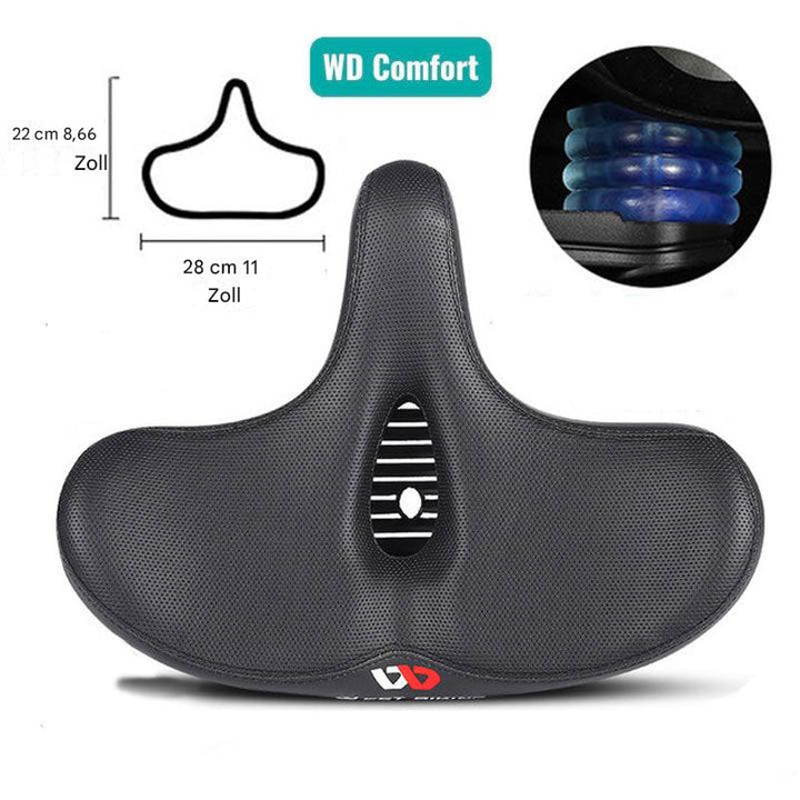 CyclePad Bequemer Fahrradsattel mit extrabreiter Sitzfläche