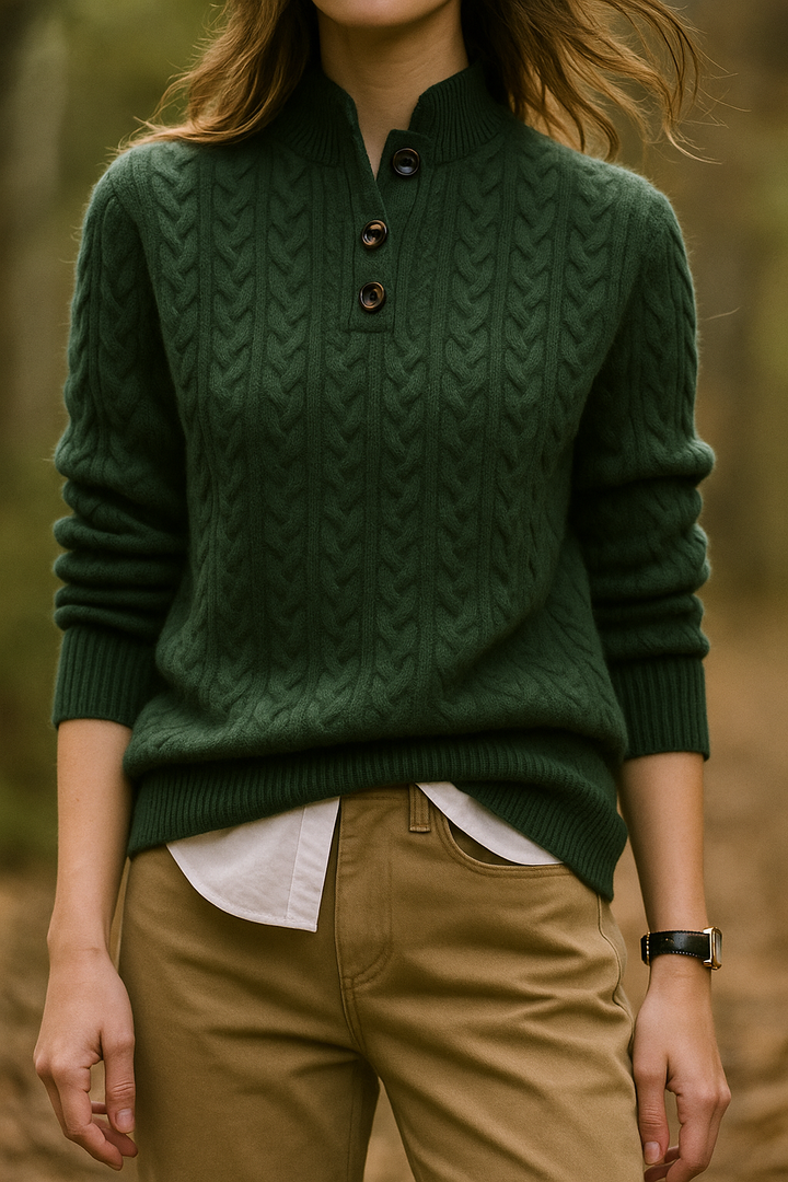 Arden Kaschmir-Cardigan mit Knöpfen