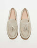 Luxuriöse Wildleder-Loafer mit Quastendetail