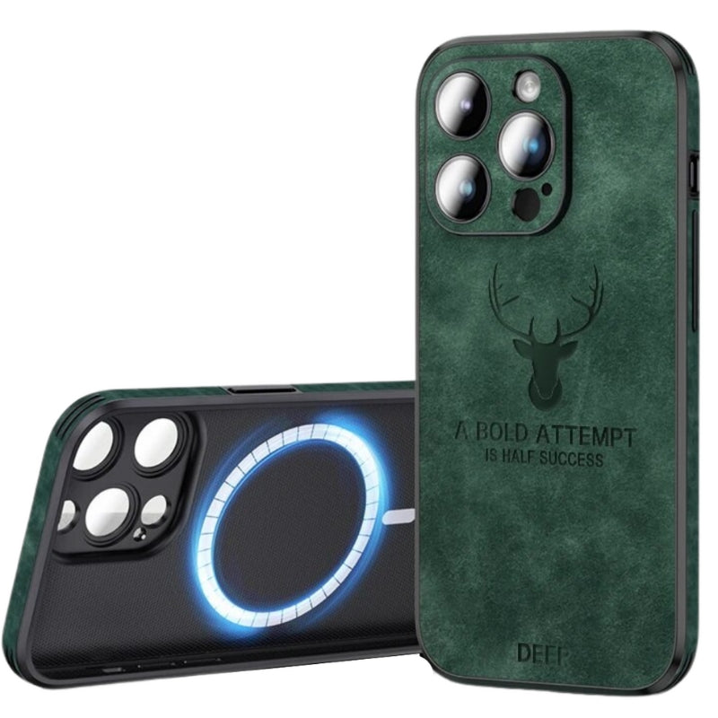 Luxuriöse iPhone-Hülle aus Hirschleder - Veltro