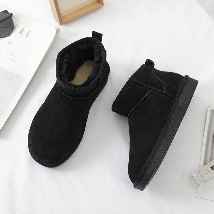 Inoe Wildleder-Winterstiefel | Echtes Schaffell, super warm und weich