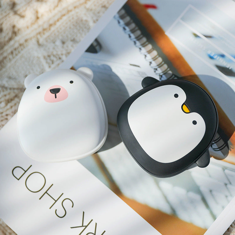 Süsser Handwärmer Pinguin oder Eisbär, wiederaufladbar per USB