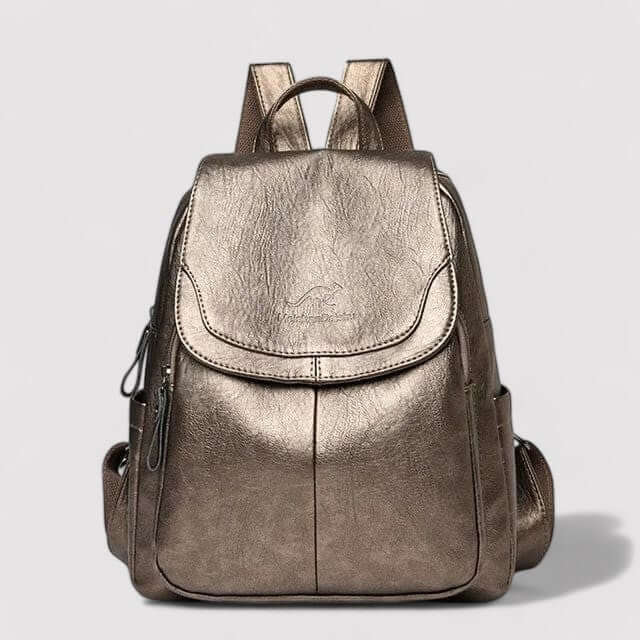 Diebstahlsicherer Rucksack aus Leder