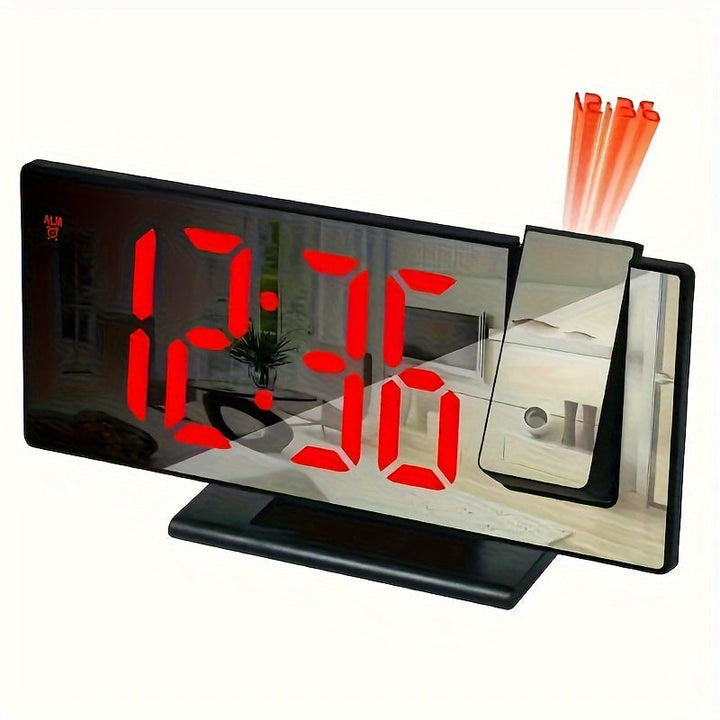 Digitaler Wecker mit Projektion – Großes LED-Display und multifunktionale Weckfunktion