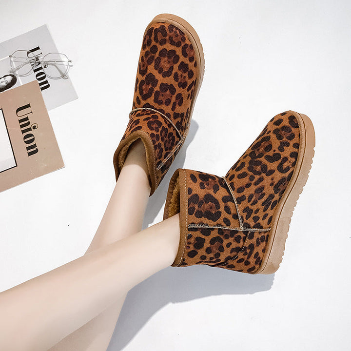 Schneestiefel für Damen mit Kunstfell und rutschfester Gummisohle