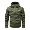 Herren Fleecejacke mit Kapuze & Reißverschluss – Sören
