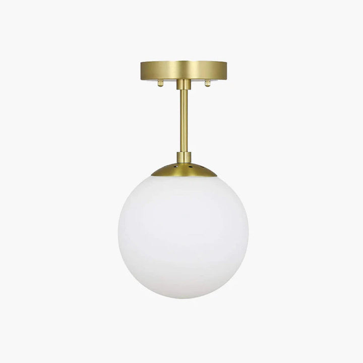 Valentina Moderne LED-Deckenleuchte, Kugel, Gold, Schlafzimmer/Wohnzimmer