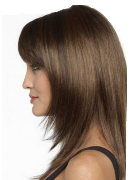Clip-in Haarteil mit Pony – Livia