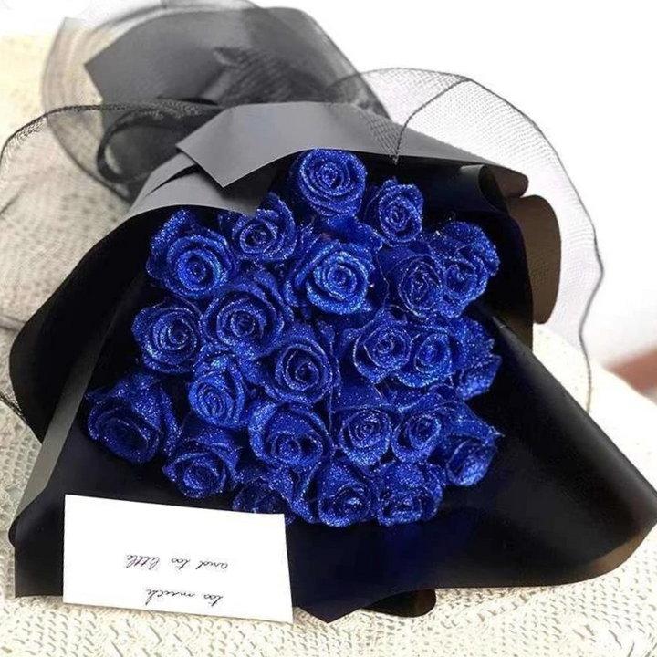 Glitzerrose der ewigen Blüte