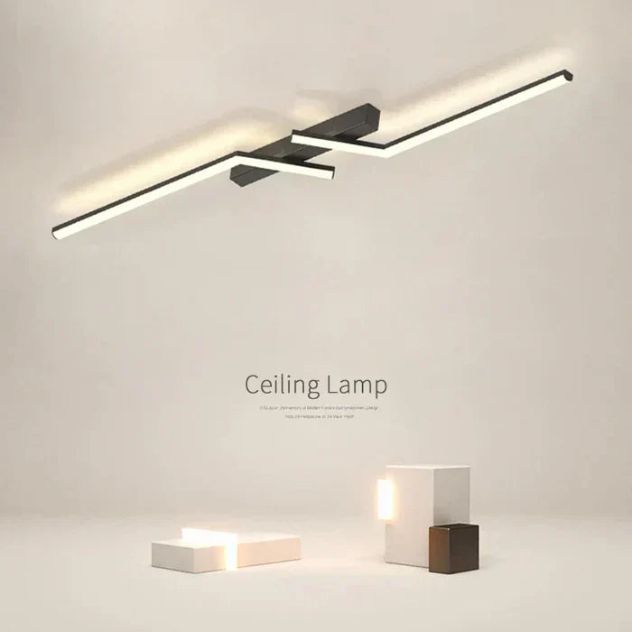 Moderne LED-Deckenleuchte – Geometrische Leuchte