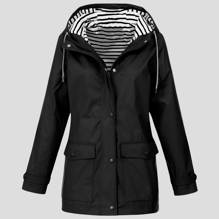 Wasserdichte und winddichte Kapuzenjacke für Damen