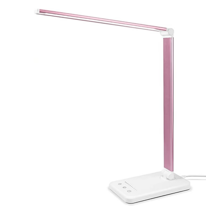 Moderne Verstellbare LED-Schreibtischlampe mit USB-Ladeanschluss - BrightEase