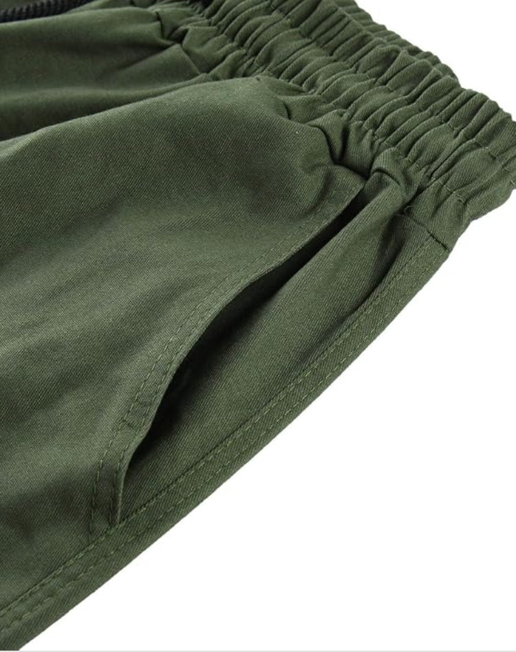 Hose mit mehreren Taschen und verstellbarem Bund für Herren