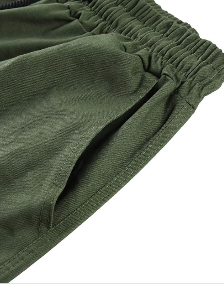 Hose mit mehreren Taschen und verstellbarem Bund für Herren