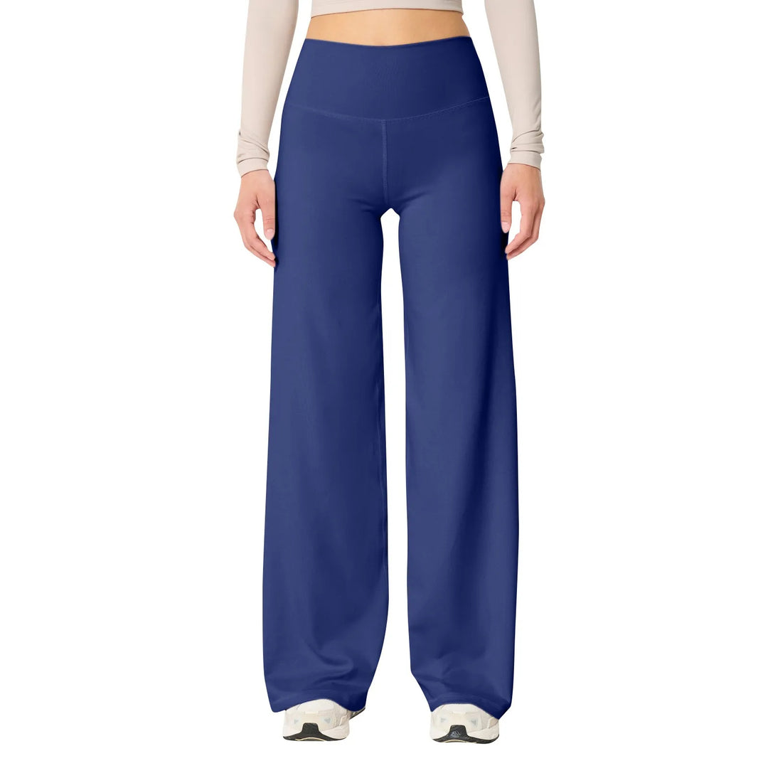 Hochgeschnittene Stretch-Yogahosen für Damen