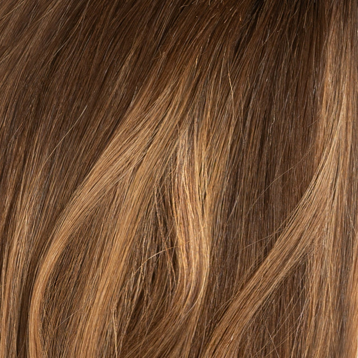 Tape-in Haarverlängerungen – Veloura Tape (Warme Braune Balayage 2+7)