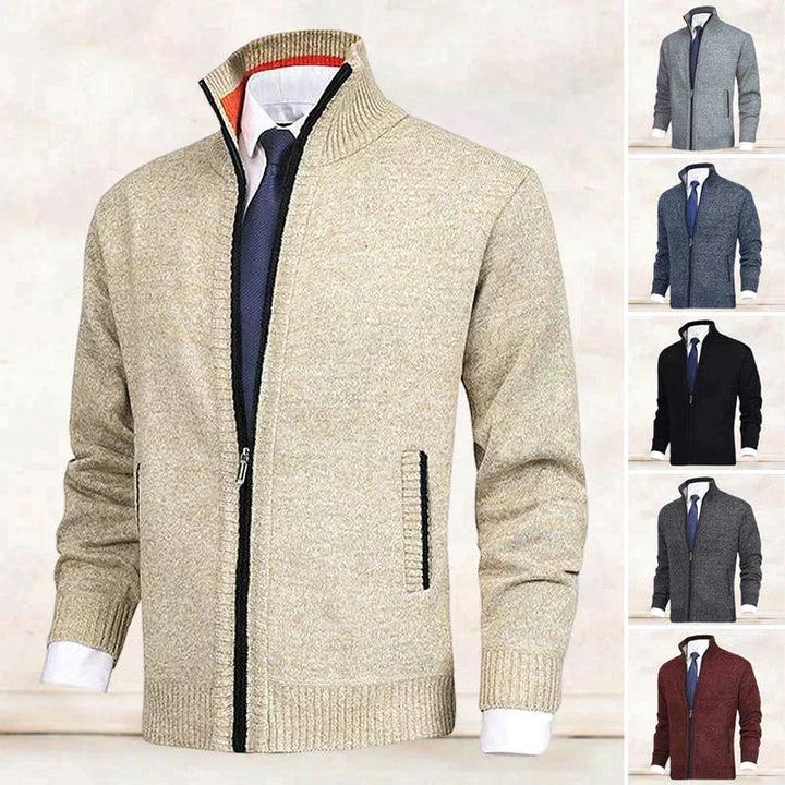 Strickjacke mit Reissverschluss für Herren - Theo