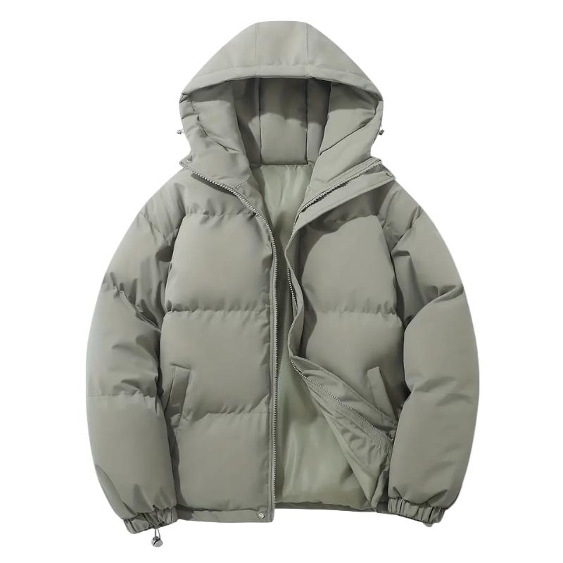 Gesteppte Herren-Pufferjacke mit Kapuze – Elias