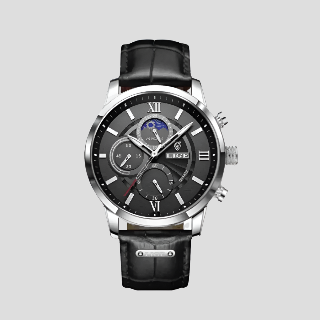 42-mm-Herrenuhr im klassischen Stil Elegant und funktional