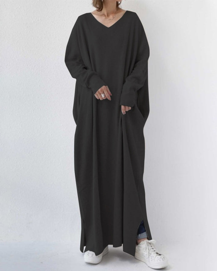 Sommerliches Maxikleid aus Baumwoll-Leinen-Mix – Sorella