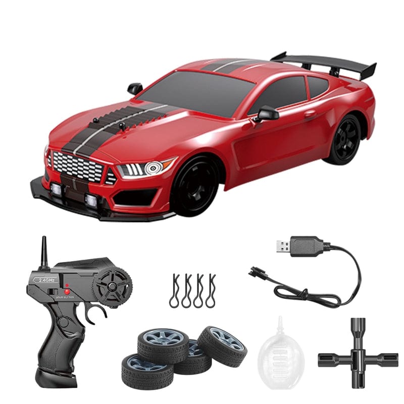 RC-Driftauto mit Allradantrieb – Action bei Hochgeschwindigkeit