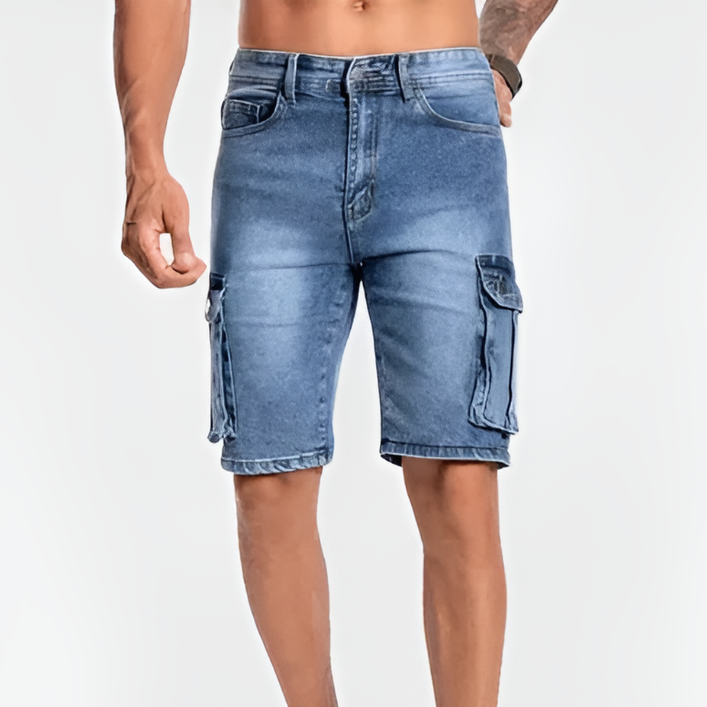 Herren-Jeans-Cargoshorts