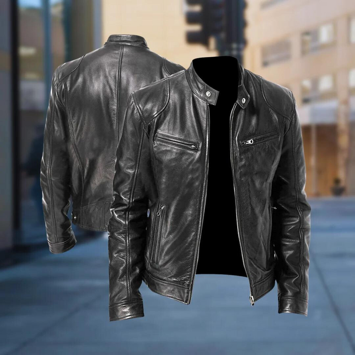 Herren-Lederjacke – elegant und langlebig, im modernen Stil