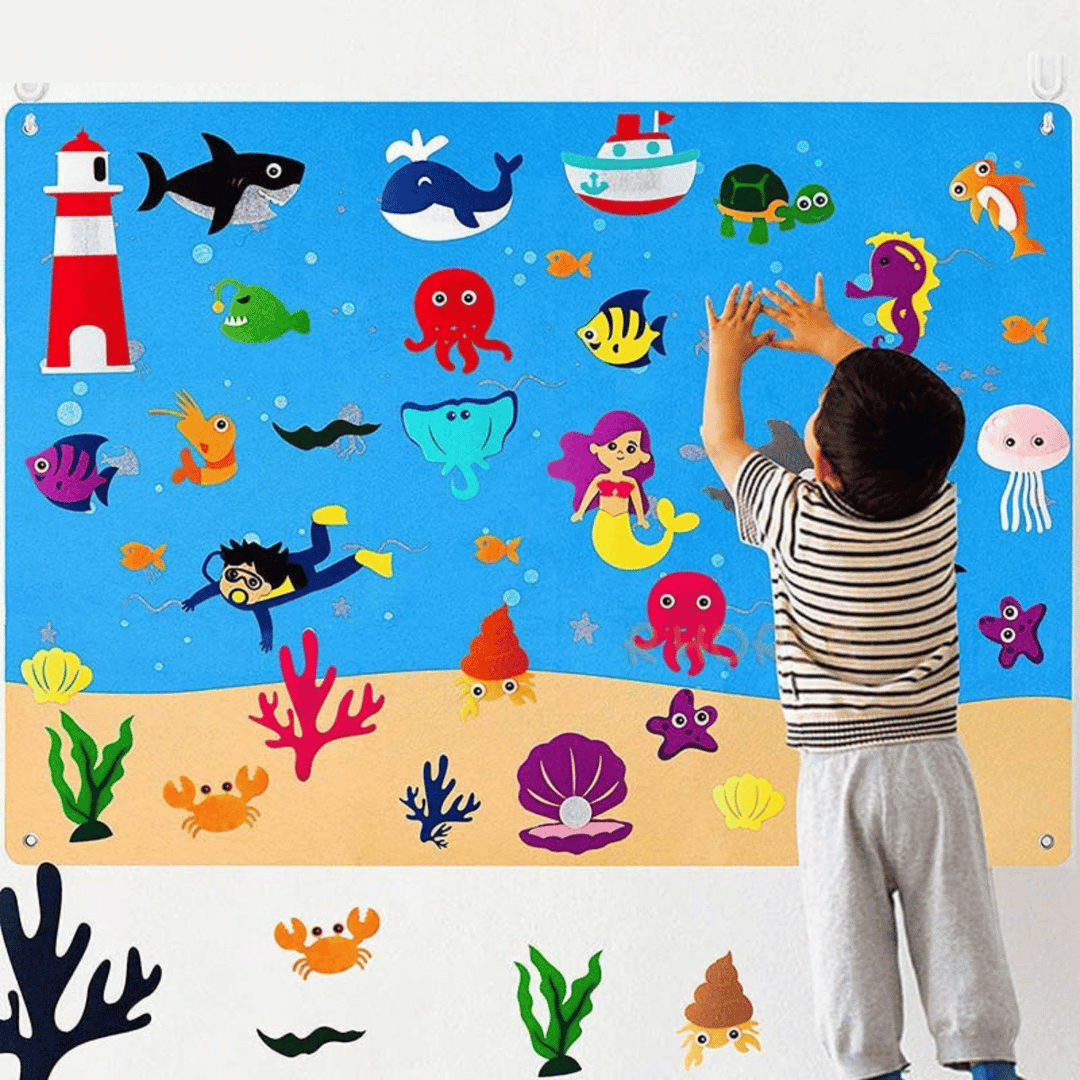 Filz-Spielteppich für Kinder - FeltAdventure