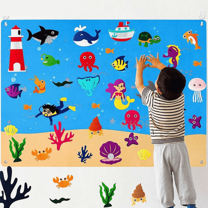 Filz-Spielteppich für Kinder - FeltAdventure