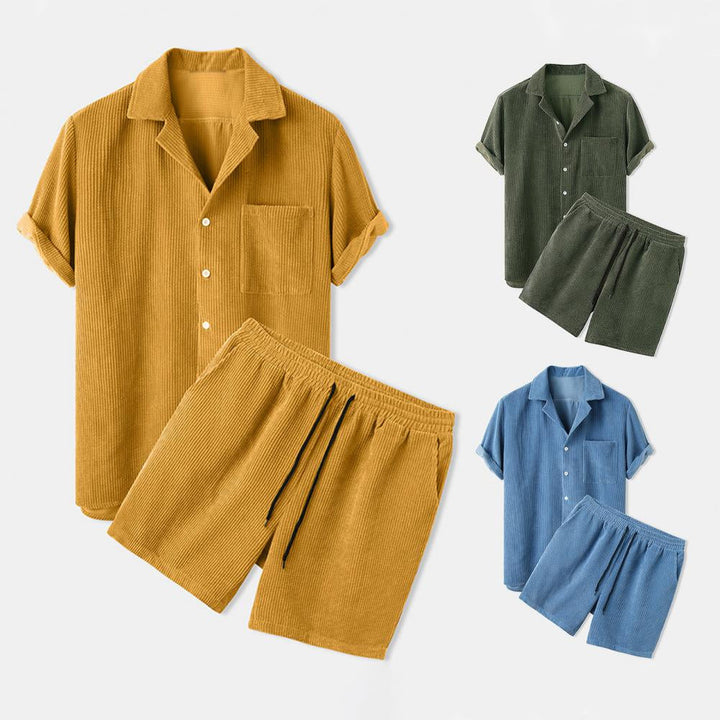 Zweiteiliges Sommer-Set für Herren – lässiger Komfort, ideal für Sommertage