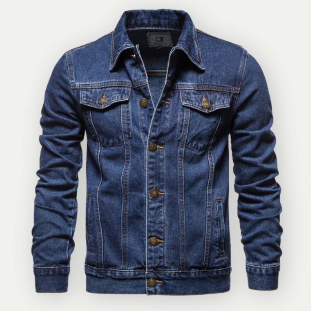 Denim-Truckerjacke für Herren