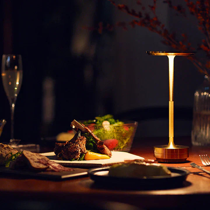 LuminLight kabellose wiederaufladbare LED-Tischlampe