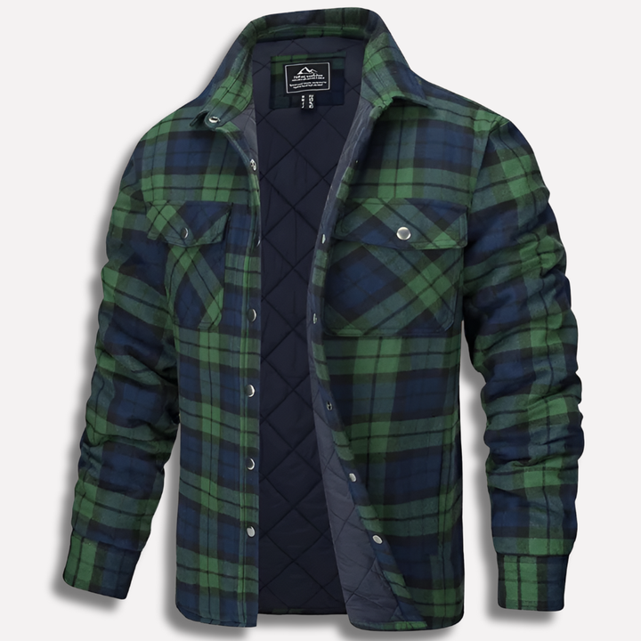 Baumwollhemd mit Karomuster im Lumberjack-Stil
