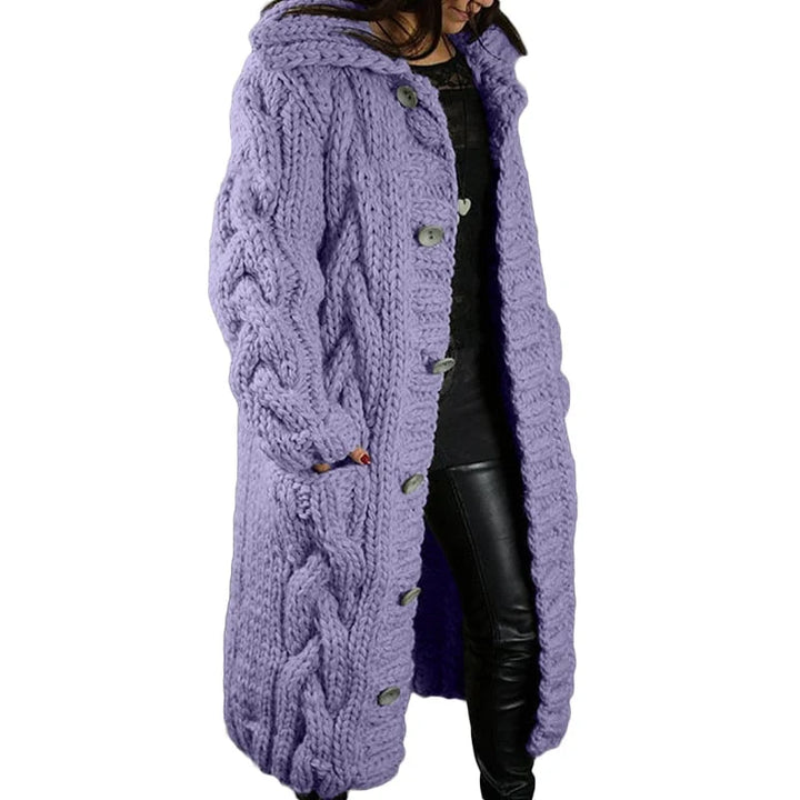 Bequemer dicker Strickcardigan - Emma