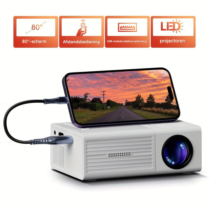 Ultrahelle Mini-Beamer (3000 Lumen) - LumoBeam