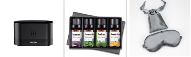 Aroma-Diffuser mit Flammeneffekt, ruhige oder lebhafte Flamme