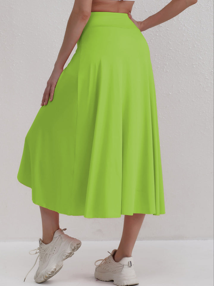 Sportlicher Rock mit hoher Taille und asymmetrischem Schnitt - Alexia