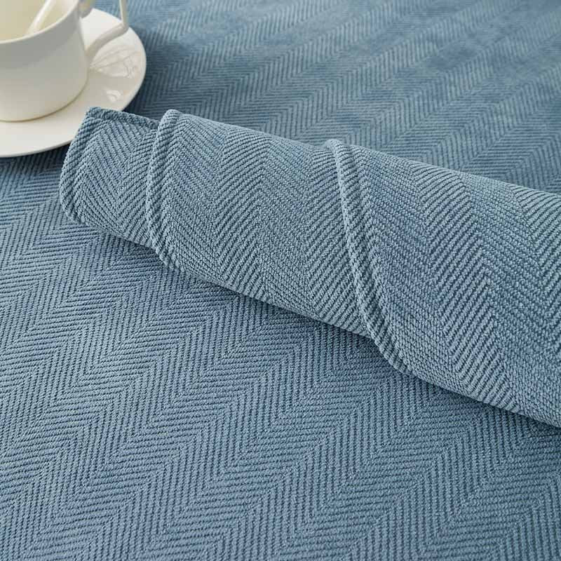 AestheticCover™ | Sofabezug aus Chenille mit Fischgrätmuster