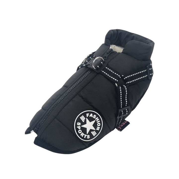 PupGuard - Winterjacke für Hunde mit Geschirr