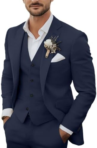 Herren-Leinenanzug 3-teilig - Maßgeschneidertes Sommer-Set für Hochzeiten