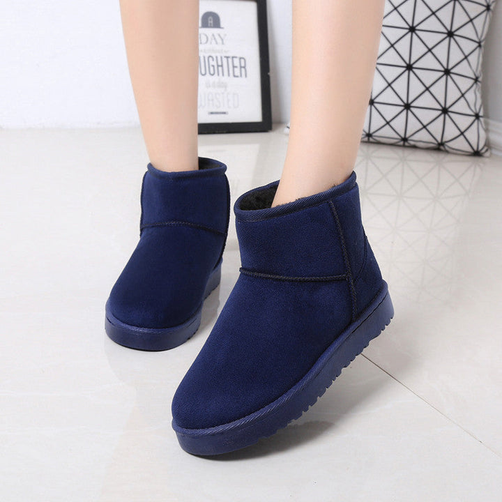 Schneestiefel für Damen mit Kunstfell und rutschfester Gummisohle