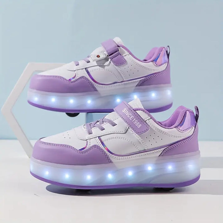 Gleite mit Stil mit Velo – Sneaker mit Rollen und Leuchtsohlen